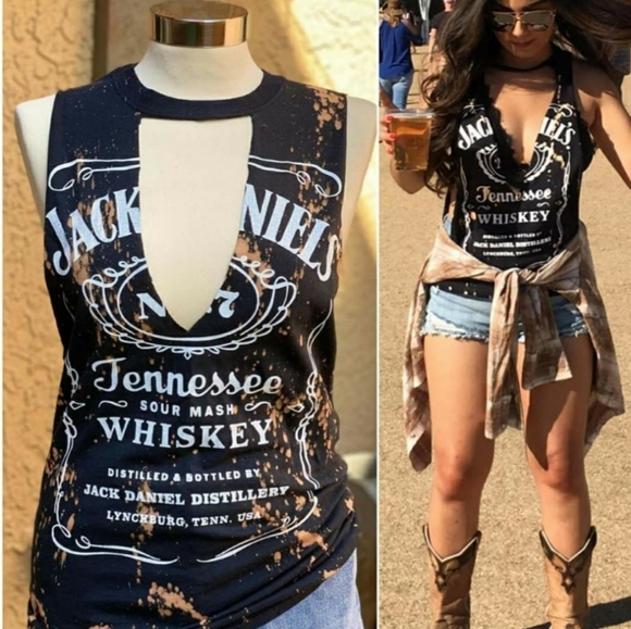 Tops | Jack Daniels Low Cut Tank | Poshmark